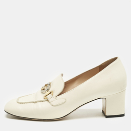 Gucci: Белые лоферы  Zumi