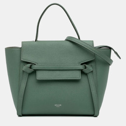 Celine: Зелёная поясная сумка 