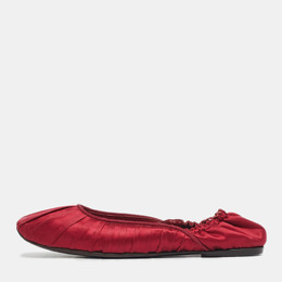 Bottega Veneta: Красные балетки 