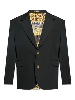 Versace: Пиджаки из шерсти 