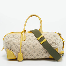 Louis Vuitton: Жёлтая сумка  Speedy