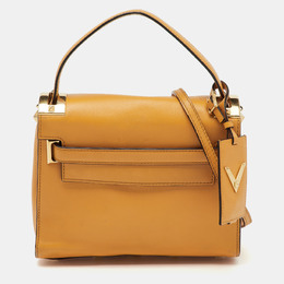 Valentino: Жёлтая сумка на руку  Rockstud