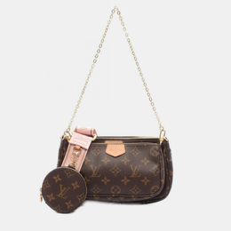 Louis Vuitton: Коричневая сумка  Pochette Accessoires