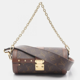 Louis Vuitton: Коричневая сумка  Papillon