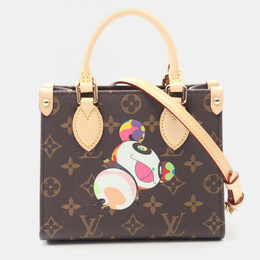Louis Vuitton: Коричневая сумка-шоппер 