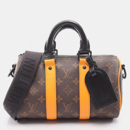 Louis Vuitton: Коричневая сумка  Keepall