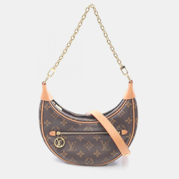 Louis Vuitton: Коричневая сумка 