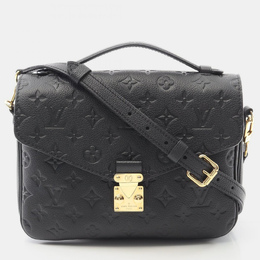 Louis Vuitton: Чёрная сумка  Pochette