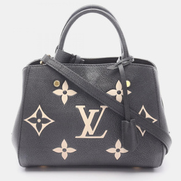Louis Vuitton: Бежевая сумка  Montaigne