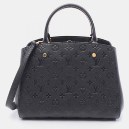 Louis Vuitton: Чёрная сумка  Montaigne
