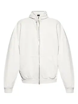 Balenciaga: Белая толстовка 