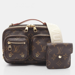 Louis Vuitton: Коричневая сумка 