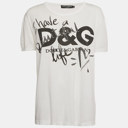 Dolce & Gabbana: Белая футболка  T