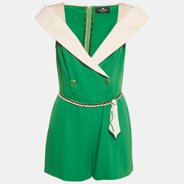 Elisabetta Franchi: Зелёный комбинезон 