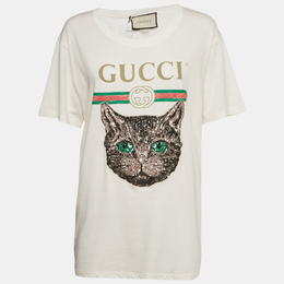 Gucci: Белая футболка 