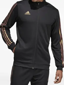 adidas: Чёрная куртка  Tiro