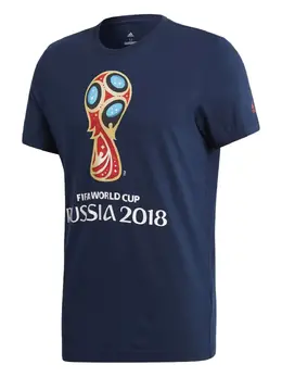 adidas: Синяя футболка  X