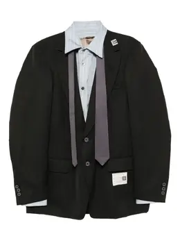 Maison MIHARA YASUHIRO: Чёрная куртка 