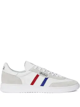 Polo Ralph Lauren: Белые кроссовки 