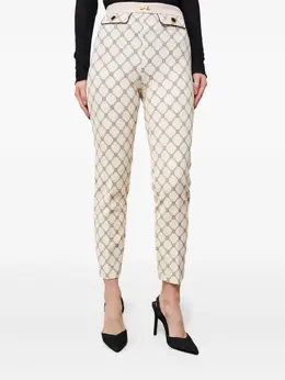 Elisabetta Franchi: Белые брюки 