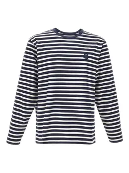 Maison Kitsuné: Свитер в полоску 