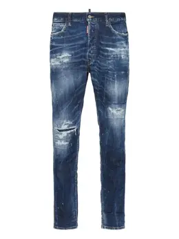DSQUARED2: Рваные джинсы 