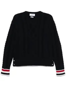 Thom Browne: Свитер  RWB в полоску