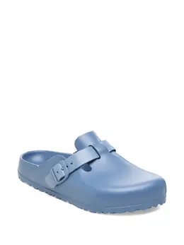 Birkenstock: Голубые сабо  Boston