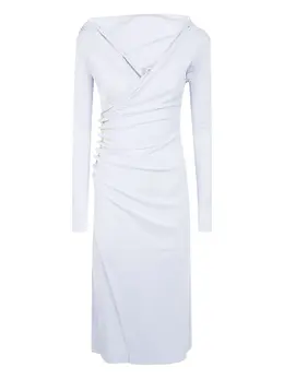 Elisabetta Franchi: Драпированное платье 