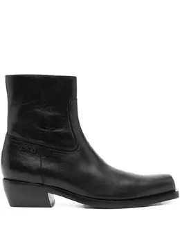 Versace Pre-Owned: Чёрные ботинки 