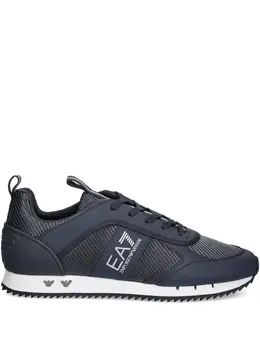 Ea7 Emporio Armani: Синие кроссовки 