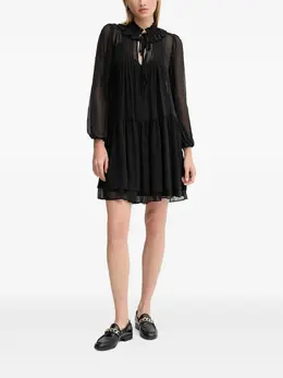 DKNY: Плиссированное платье 