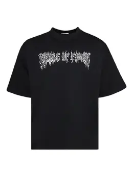 VETEMENTS: Футболка с принтом 