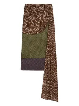 DRIES VAN NOTEN: Драпированная юбка 