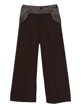 sacai: Тёмные брюки 