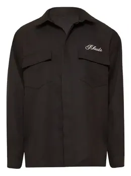 RHUDE: Чёрная рубашка 