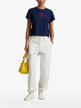 Polo Ralph Lauren: Синяя футболка 