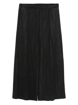 Pleats Please Issey Miyake: Чёрные брюки 