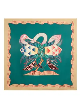 ETRO: Зелёный шарф 