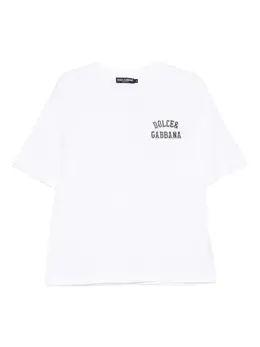 Dolce & Gabbana: Белая футболка  T