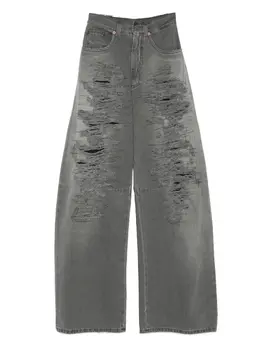 MM6 Maison Margiela: Рваные джинсы 