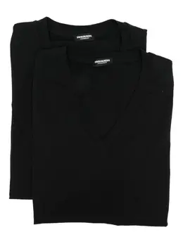 DSQUARED2: Футболка с v-образным вырезом 
