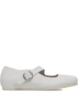 Birkenstock: Белые балетки 