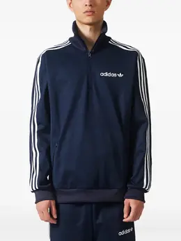 adidas: Синяя куртка  Originals
