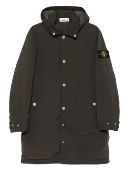 Stone Island: Пальто с капюшоном 