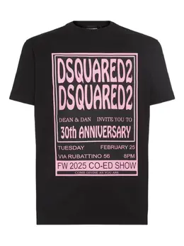 DSQUARED2: Чёрная футболка 