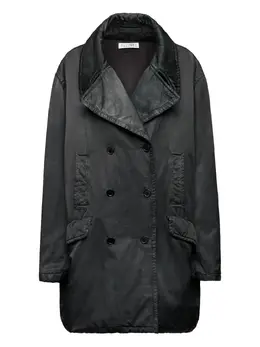 MM6 Maison Margiela: Двубортное пальто 