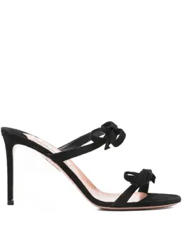 Aquazzura: Чёрные сандалии 