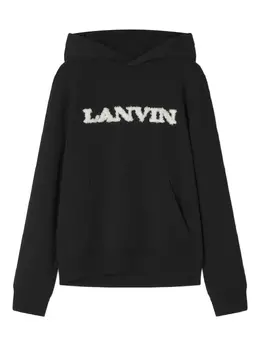 Lanvin: Чёрная толстовка 