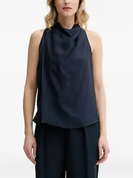 Armani Exchange: Топ с воротником-хомутом 
